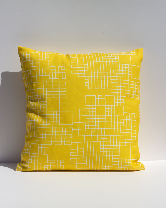 Margot & Me | Home Collection 2020 | Kissenhülle Line, Leinen 40x40cm | Rückseite