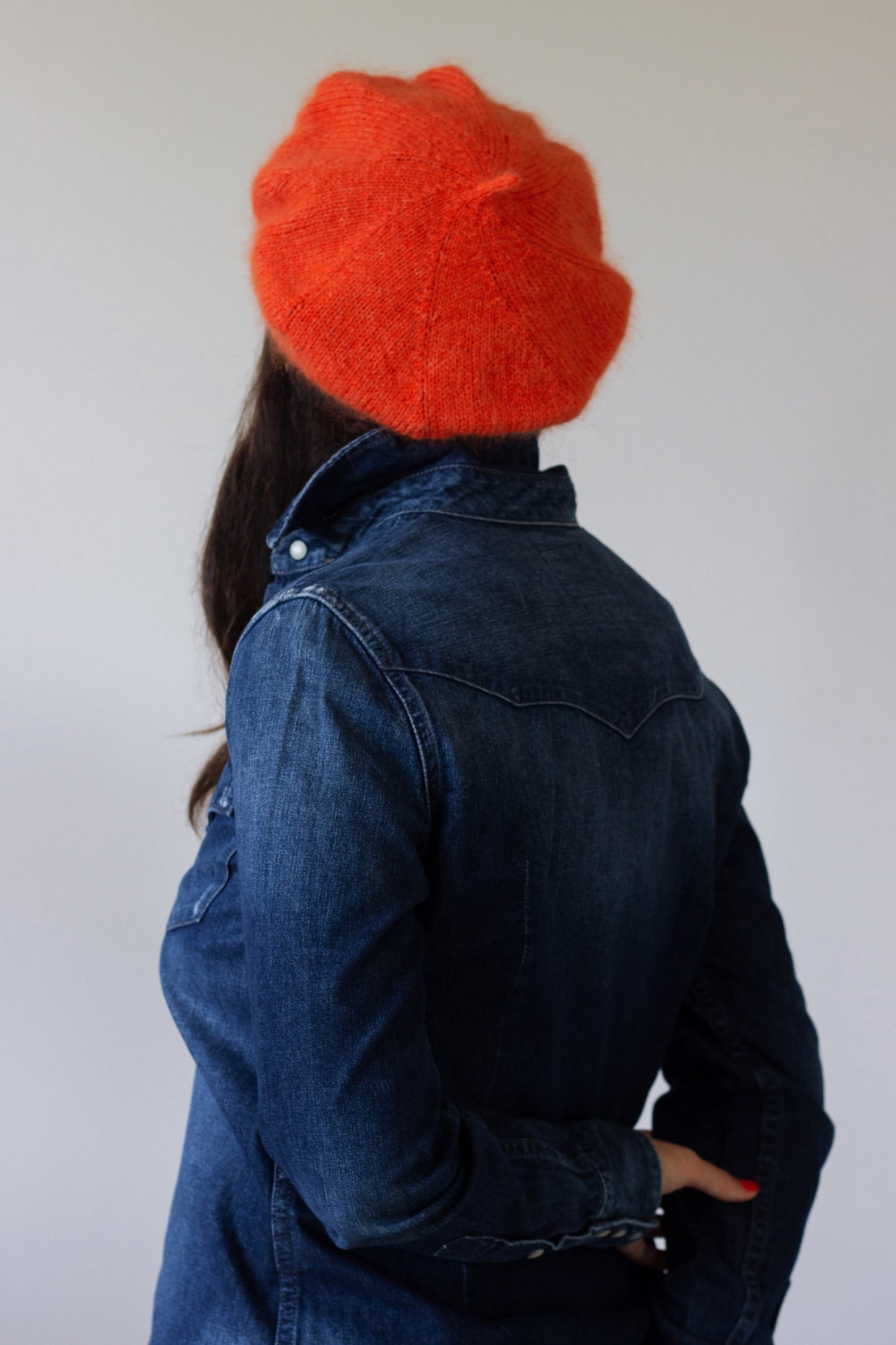 Beret Agatha - Strickanleitung Baskenmütze
