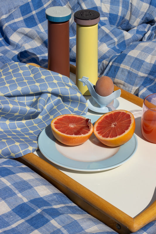 Leinen-Geschirrtuch Grit, hellblau