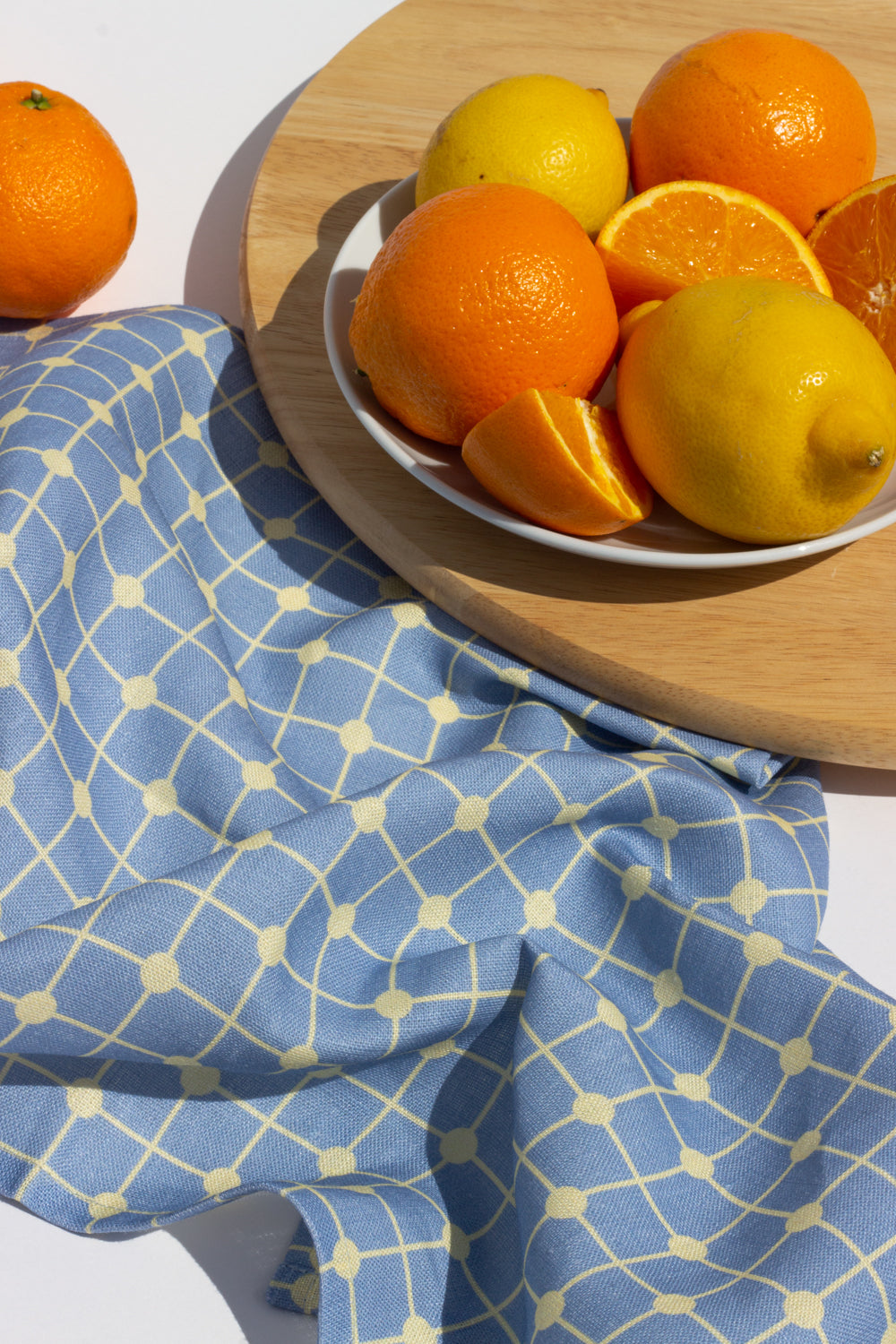 Tea Towel Grit, light blue