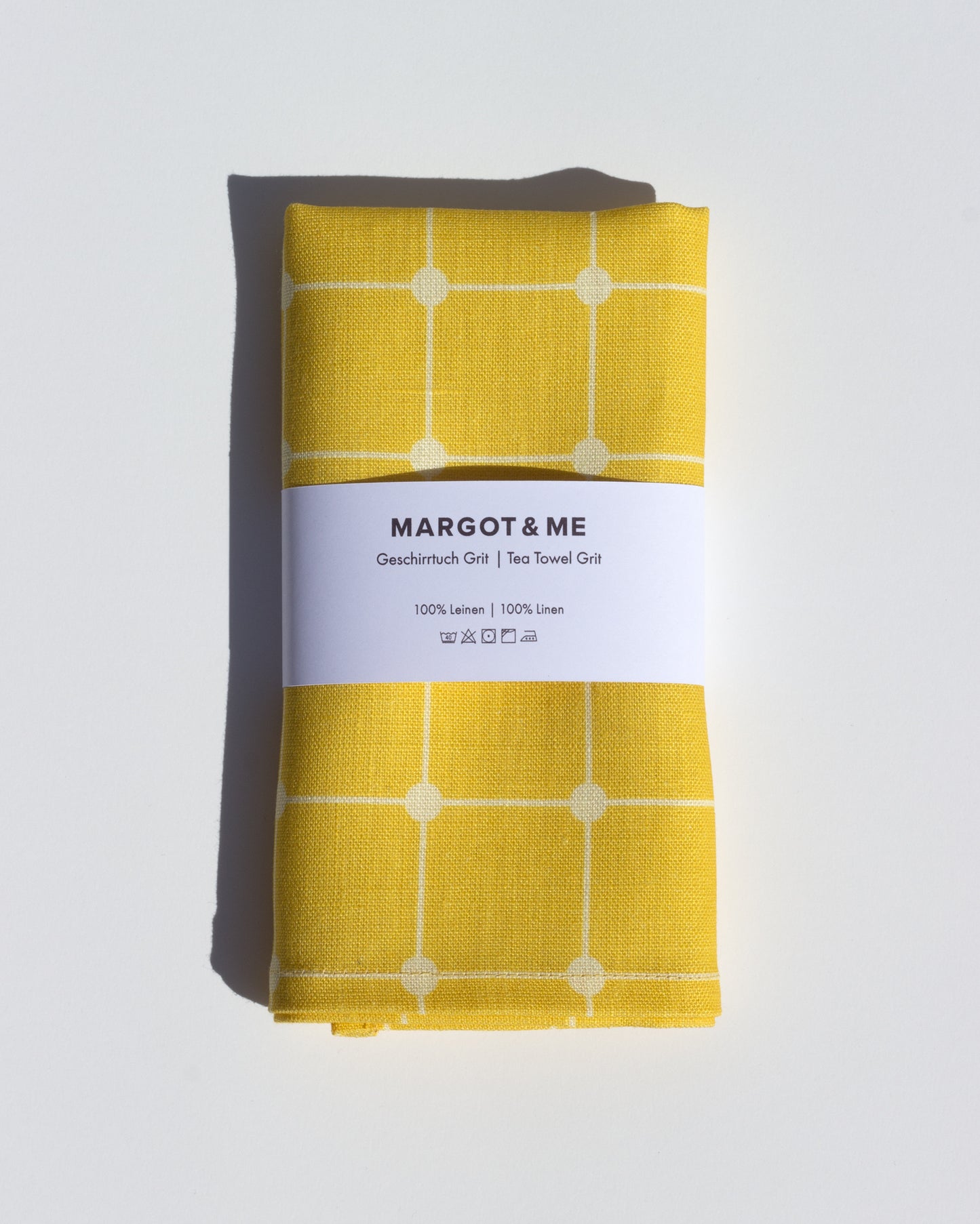 Margot & Me | Home Collection 2020 | Leinen-Geschirrtuch Grit, sonnengelb