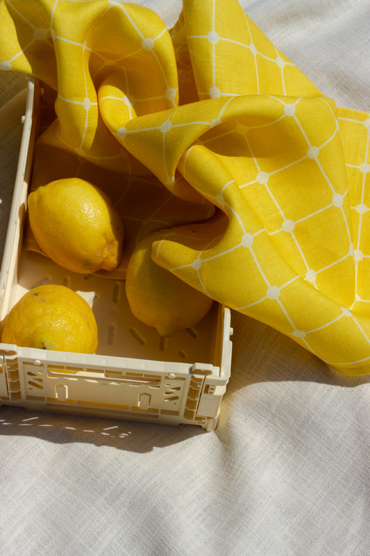 Margot & Me | Home-Collection 2020 | Lookbook | Leinen-Geschirrtuch Grit, sonnengelb