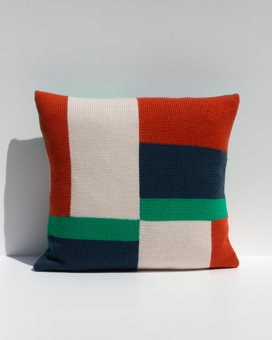 Margot & Me | Home Collection 2020 | Strickkissen Max aus Merinowolle 35x35cm | Vorderseite