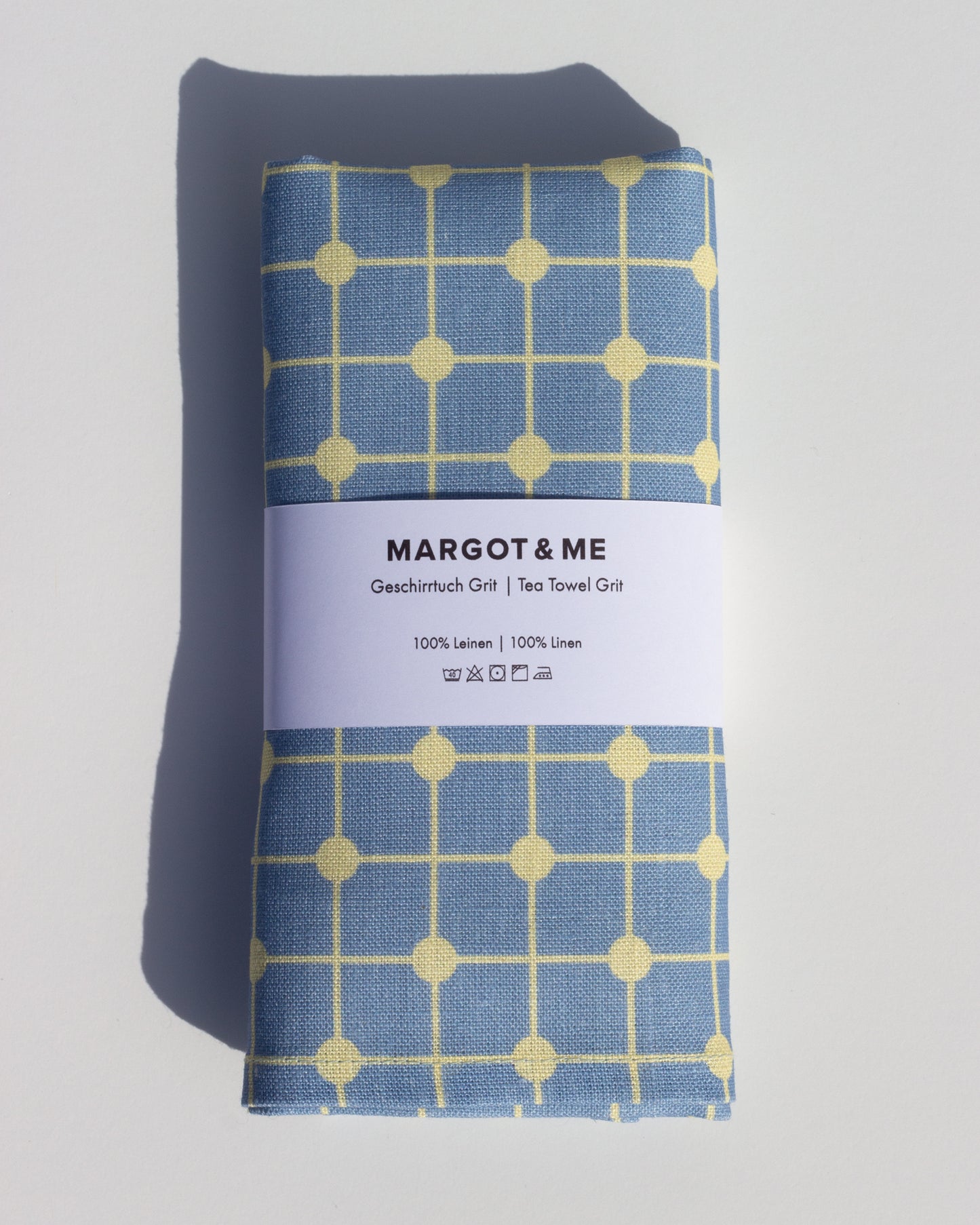 Tea Towel Grit, light blue
