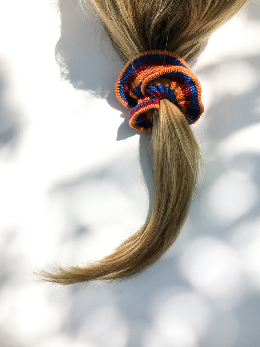 MARGOT & ME | Sommer-Accessoires - Scrunchie Paradiso - Bunt gestreiftes Zopfband