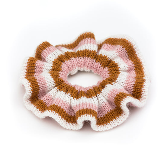 MARGOT & ME | Sommer-Accessoires - Scrunchie Sorbet - Bunt gestreiftes Zopfband