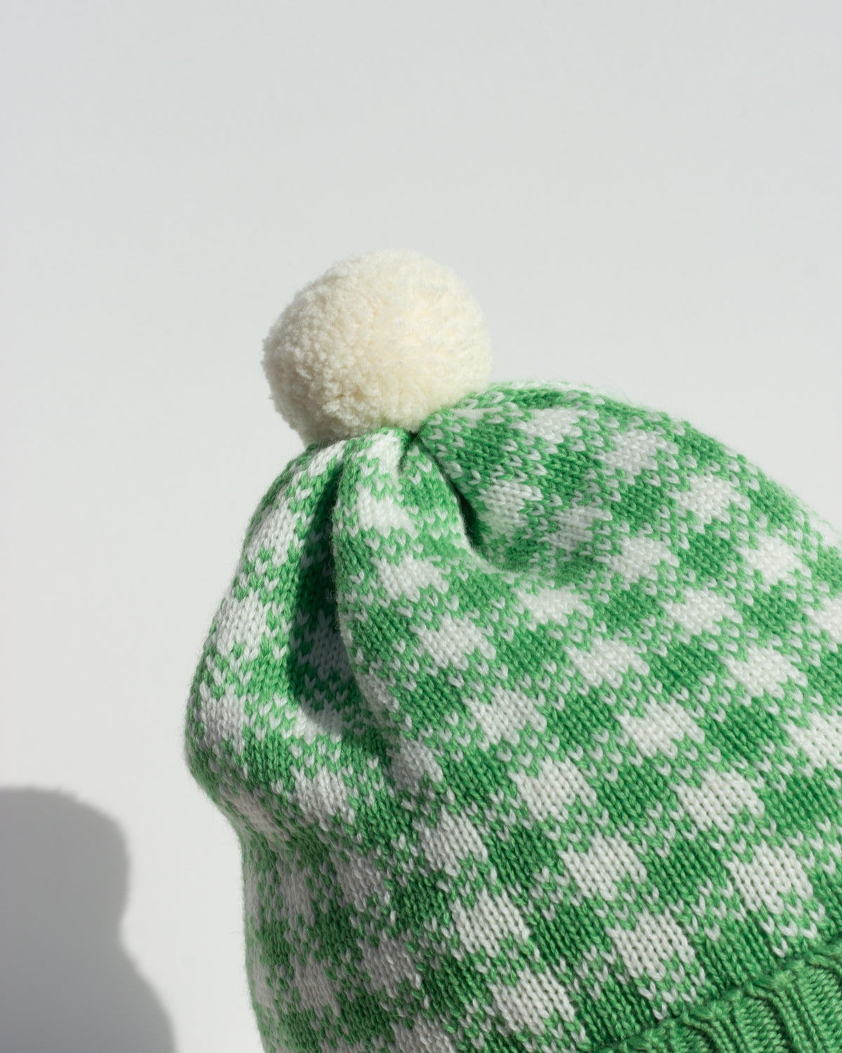 Strickmütze Vichy - Grün