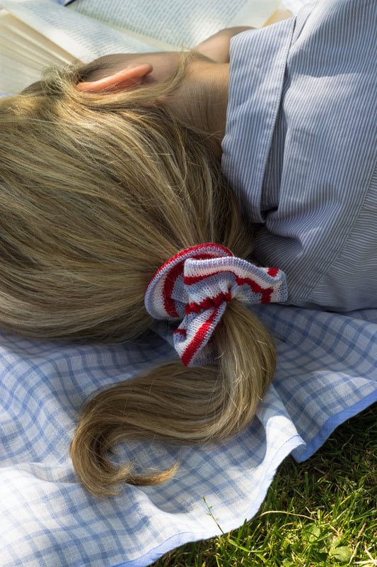 MARGOT & ME | Sommer-Accessoires - Scrunchie Nautical - Bunt gestreiftes Zopfband