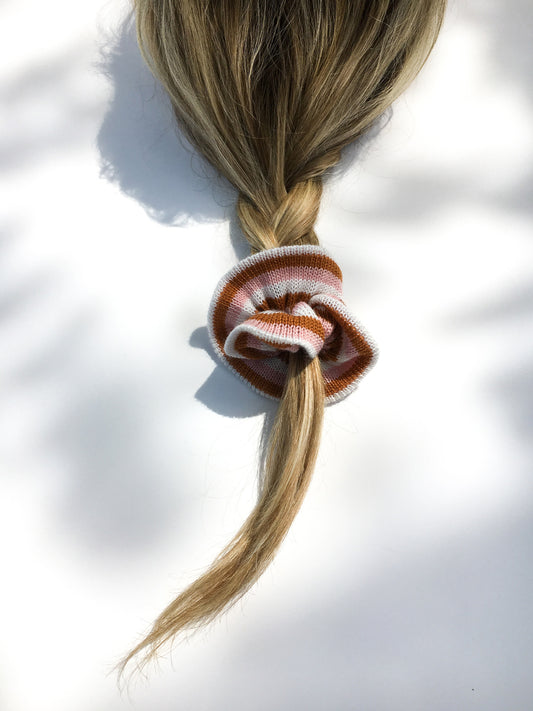 MARGOT & ME | Sommer-Accessoires - Scrunchie Sorbet - Bunt gestreiftes Zopfband