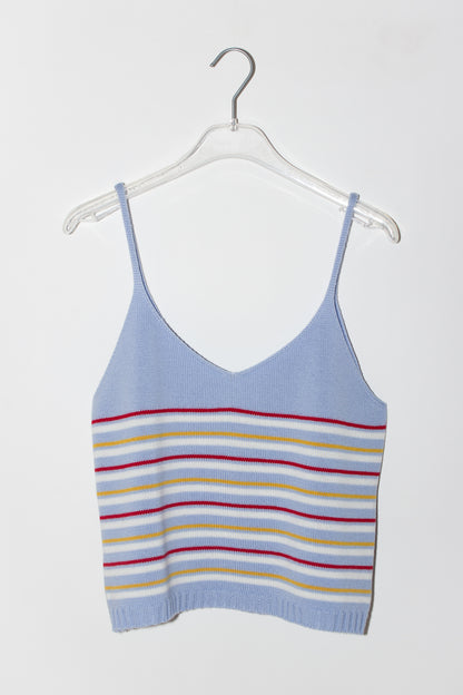 Margot & Me - Misty - Gestricktes Tank-Top - Light Blue