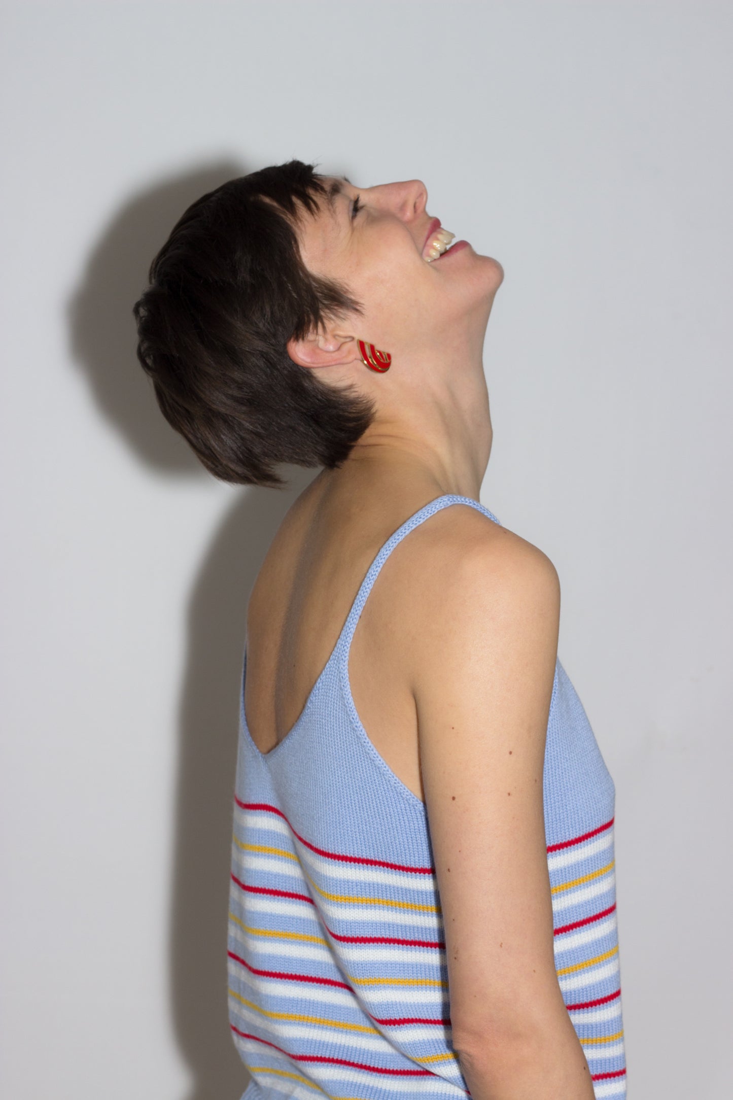 Margot & Me - Misty - Gestricktes Tank-Top - Light Blue