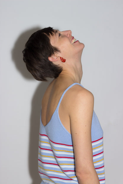 Margot & Me - Misty - Gestricktes Tank-Top - Light Blue