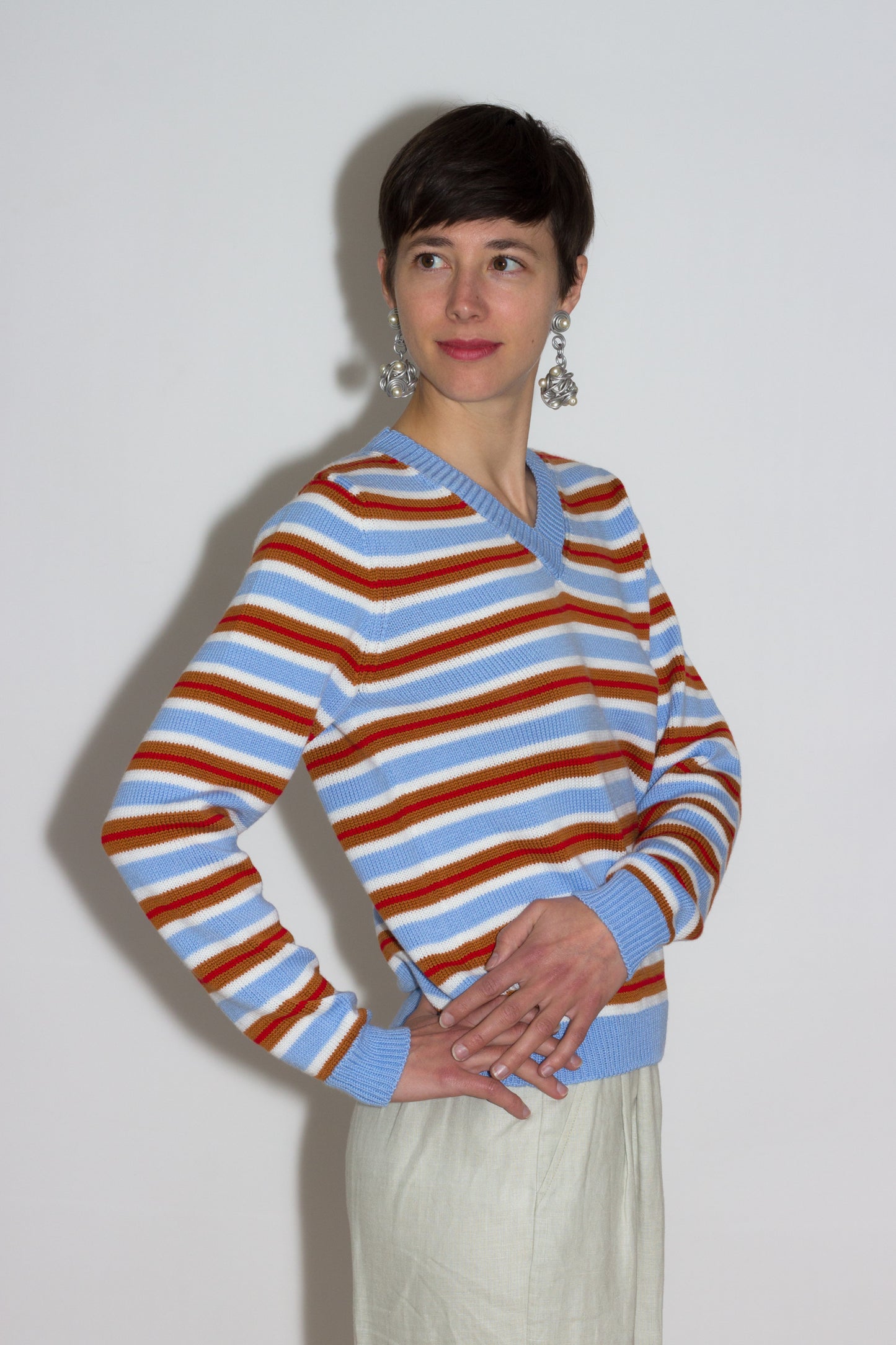 Margot & Me - Fanny - Pullover mit V-Ausschnitt - Classic Fit